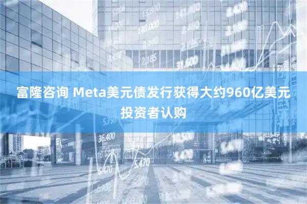 富隆咨询 Meta美元债发行获得大约960亿美元投资者认购
